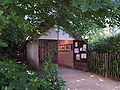 The thatched garage of Clouds Hill, built in 1930, containing an exhibition on the life of Lawrence