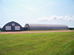 A Quonset hut in the community