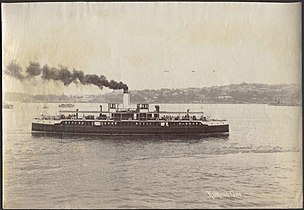 Near Bradleys Head, steaming towards Circular Quay