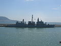 Fregatte Rheinland-Pfalz im Hafen von Algeciras