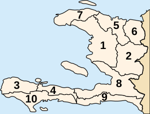 Départements von Haiti