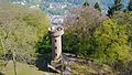 Heiligenbergturm Luftaufnahme mit Heidelberger Schloss im Hintergrund