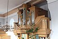 Orgel der evangelischen Burckhardtkirche zu Löhnberg-Niedershausen (Orgelprospekt von Christian Ernst Schöler, Bad Ems)