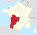 Lage der Region in Frankreich