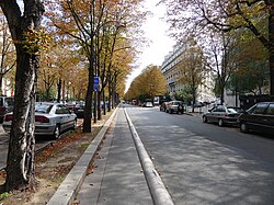 Avenue Georges Mandel in Richtung Trocadéro