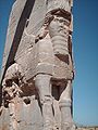 Closeup of a Lamassu on the Gate