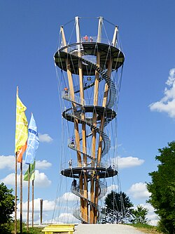 Schönbuchturm von Südwesten