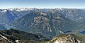 Sourdough Mountain (centered) seen from Ruby Mountain