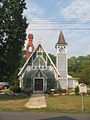 The church, seen in 2007 before its restoration