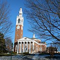 Southeastern view of Ira Allen Chapel from the University Green: Dec 2016