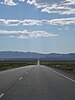 US 50 stretching across the Nevada desert