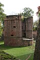 Burg Breuberg, östlicher vorgeschobener und offener Batterieturm "Michaelsturm" (1480 bis spätestens 1507) im Zwinger, Hessen