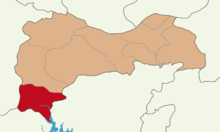 Erzincan'daki konumu