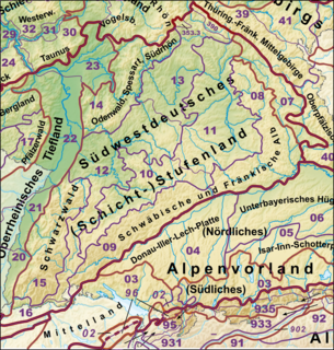 Schwäbisches Keuper-Lias-Land (Südwestdeutsches Stufenland)