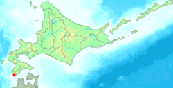 Location of Matsumae in Hokkaidō