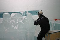 Sculpting the ice