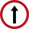 R35-3 Proceed straight ahead