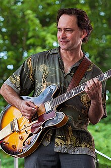 Johnny Burgin at the 2017 Chicago Blues Festival