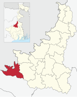 Location in West Bengal