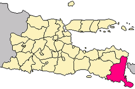 Kaart van Banyuwangi