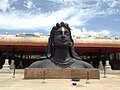 Small version of the Adiyogi Shiva statue at the Dhyanalinga temple