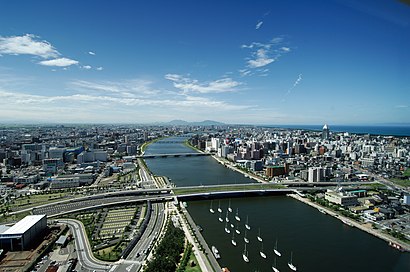 Shinano River in Niigata City