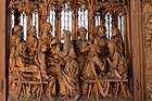 Detail of the Last Supper from Tilman Riemenschneider's Altar of the Holy Blood, 1501-05, Rothenburg ob der Tauber, Germany