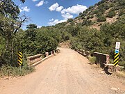 Road on the Fossil Creek Bridge