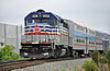 A Virginia Railway Express train on the Fredericksburg Line in 2009