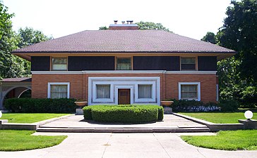 William H. Winslow House, by Frank Lloyd Wright, River Forest, Illinois (1893–94)