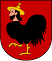 Wappen von Böhmisch Trübau (tsch. Česká Třebová) mit Mischwesen