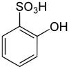 Struktur von 2-Phenolsulfonsäure