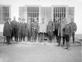 Bundesräte und Offiziere der 5. Division in Les Rangiers