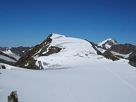 Fluchtkogel vanuit het zuidwesten, vanaf de Dahmannspitze