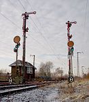 Formsignale im Bahnhof Wickrath