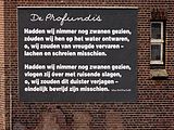 Gedicht van Ida Gerhardt op de muur van gemaal De Poel