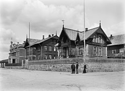 De to villaene i nr. 43 og 45 på dette bildet fra 1900 er siden erstattet med leiegårder. Foto: Jesper Jespersen