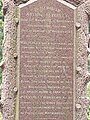 Headstone of Arthur Beverly located in North Cemetery, Dunedin, New Zealand