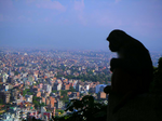 Kathmandu, viewed from the Swayambhunath Temple, Nepal