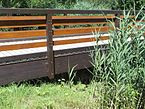 Brücke am Weg zwischen Cospudener See und Lauerschem Waldsee