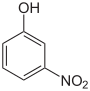 Struktur von m-Nitrophenol