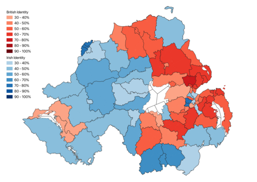 Predominant National Identity by District Electoral Area (DEA)[75]