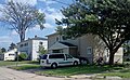 Streetscape with houses