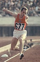 Oleg Fjodossejew – hier als Dreispringer bei den Olympischen Spielen 1964, als er Silber gewann – kam in Stockholm auf den achten Platz