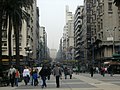 Blick vom Plaza Independencia in die Avenida 18 de Julio