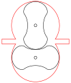 Animation of a 2-lobe Roots blower