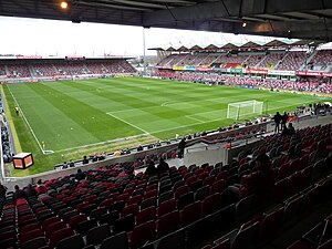 Blick in das Stade de Roudourou in Guingamp