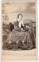 Feine Dame. Carte de Visite, Schwendy & Suck, Berlin, circa 1863