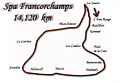 Circuit de Spa-Francorchamps in der bis 1978 befahrenen Variante