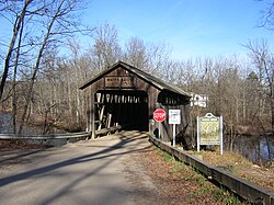 Whites Bridge, which crosses the Flat River